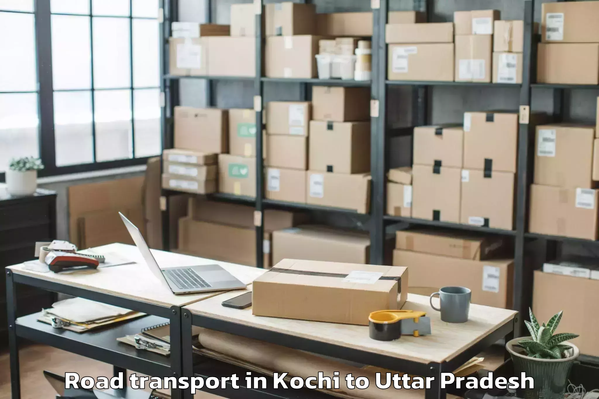 Book Kochi to Pihani Road Transport Online